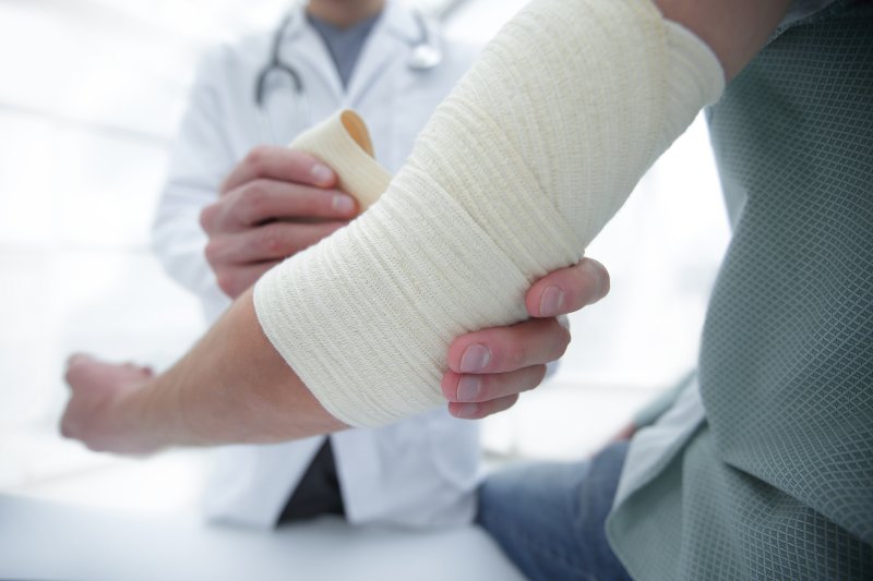 Bandaged Patient at The Practice Bundanoon